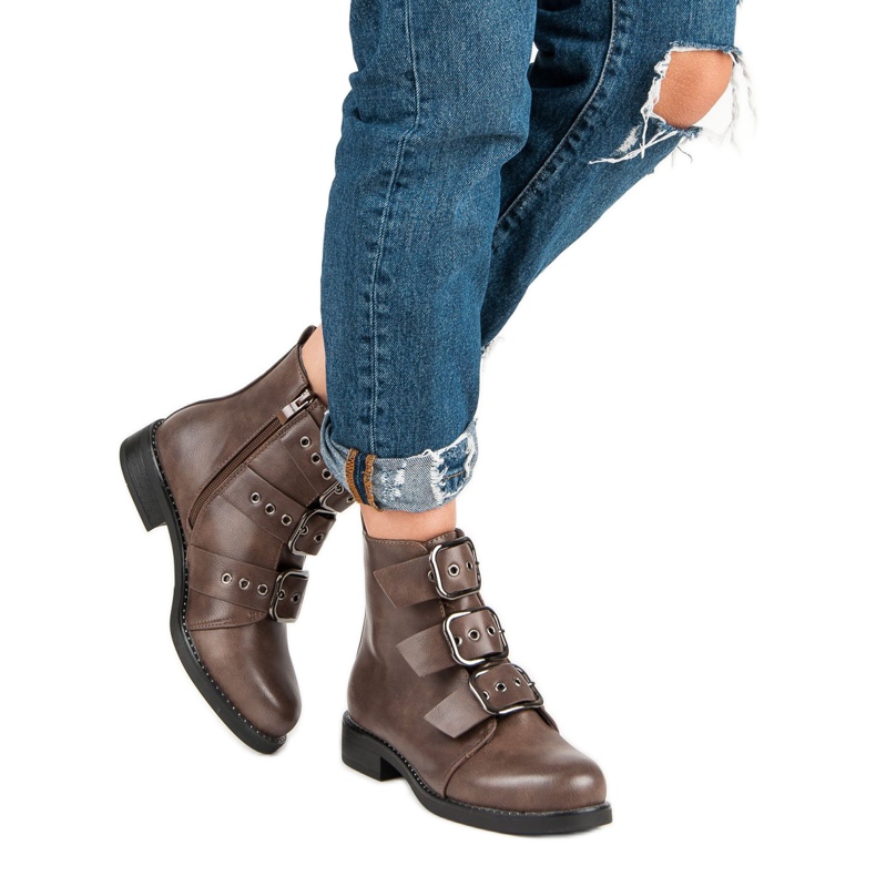 Small Swan Lavoratori alla moda marrone 2