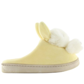 Pantofole da donna gialle DD90 Beige giallo 2