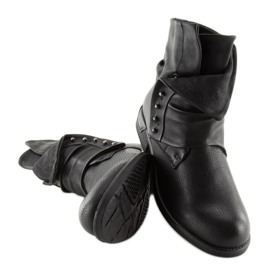 Stivali neri da donna JA3153 Nero 1