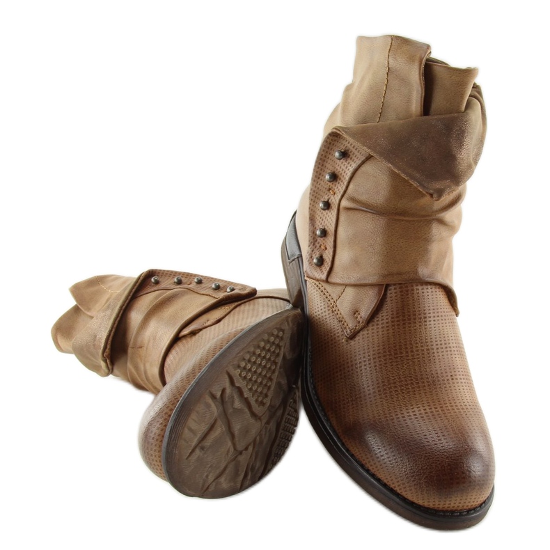 Stivali cammello da donna JA3153 Camel marrone 1
