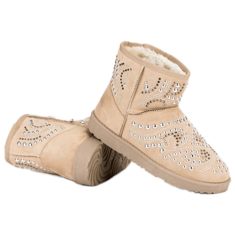 Stivali da neve beige alla moda 1