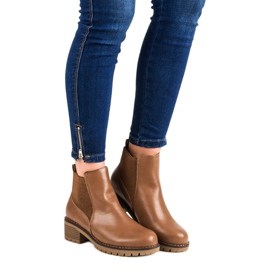 Stivaletti Chelsea marrone 1