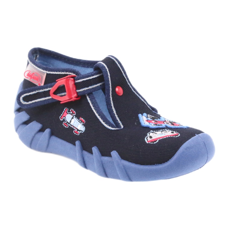 Scarpe per bambini Befado Pantofole 110P305 blu rosso blu navy 1