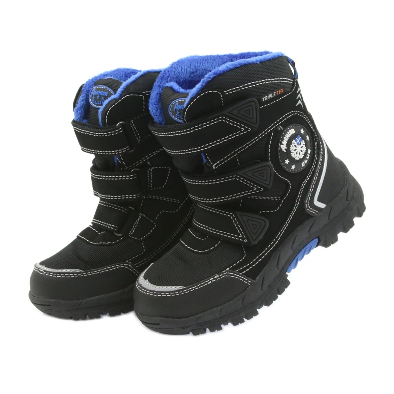 American Club Stivali con membrana American 0926 neri nero blu 4