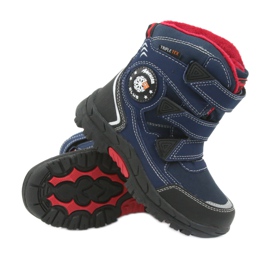 American Club Stivali americani stivali invernali con membrana 0926 nero rosso blu navy 3