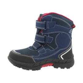 American Club Stivali americani stivali invernali con membrana 0926 nero rosso blu navy 2