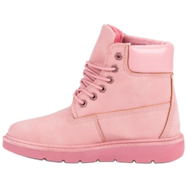 Small Swan Trapper rosa alla moda 1