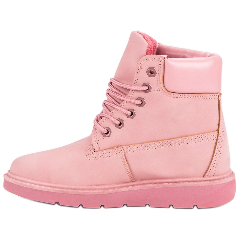 Small Swan Trapper rosa alla moda 1