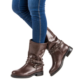 Small Swan lavoratori marroni marrone 2