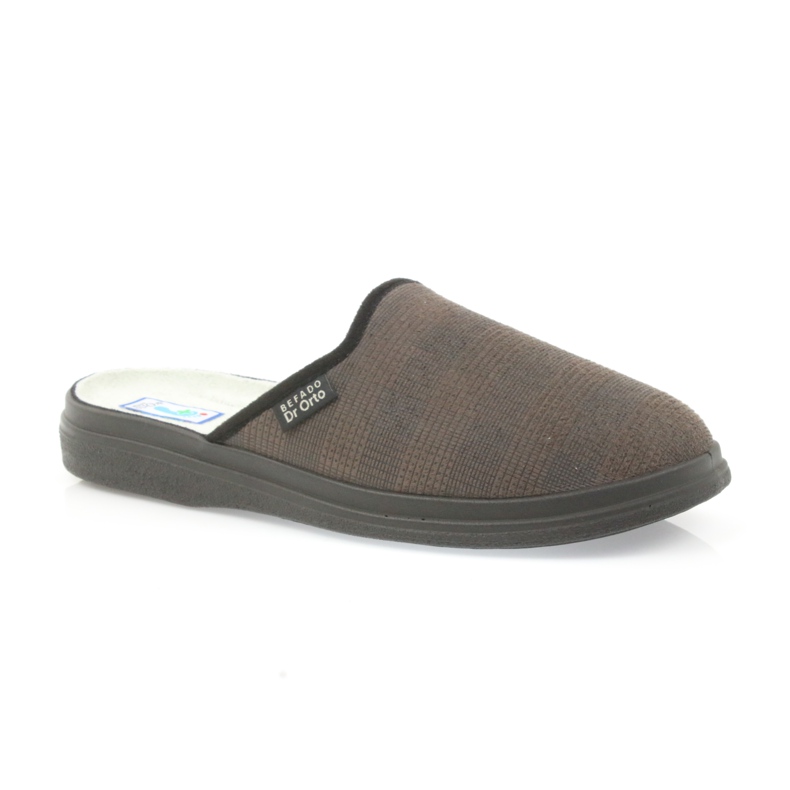 Pantofole da uomo Befado pantofole per la salute 125m012 nero marrone 1