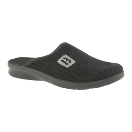Pantofole scarpe da uomo Befado 548m015 pantofole nere nero 1
