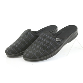 Pantofole scarpe da uomo Befado 089M408 nere nero 4