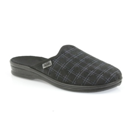 Pantofole scarpe da uomo Befado 089M408 nere nero 2