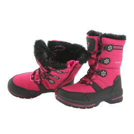 American Club Stivali invernali americani con membrana 702SB nero rosa 4
