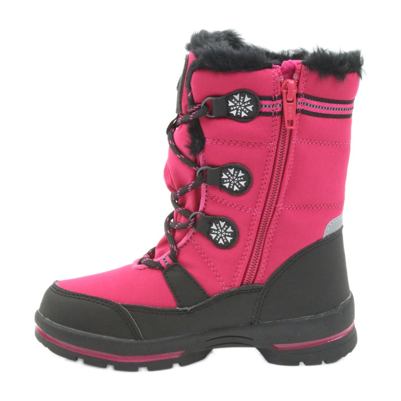 American Club Stivali invernali americani con membrana 702SB nero rosa 2