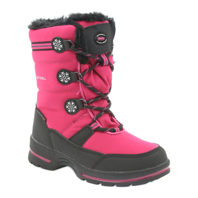 American Club Stivali invernali americani con membrana 702SB nero rosa 1