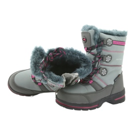 American Club Stivali invernali americani con membrana 702SB grigio rosa 4