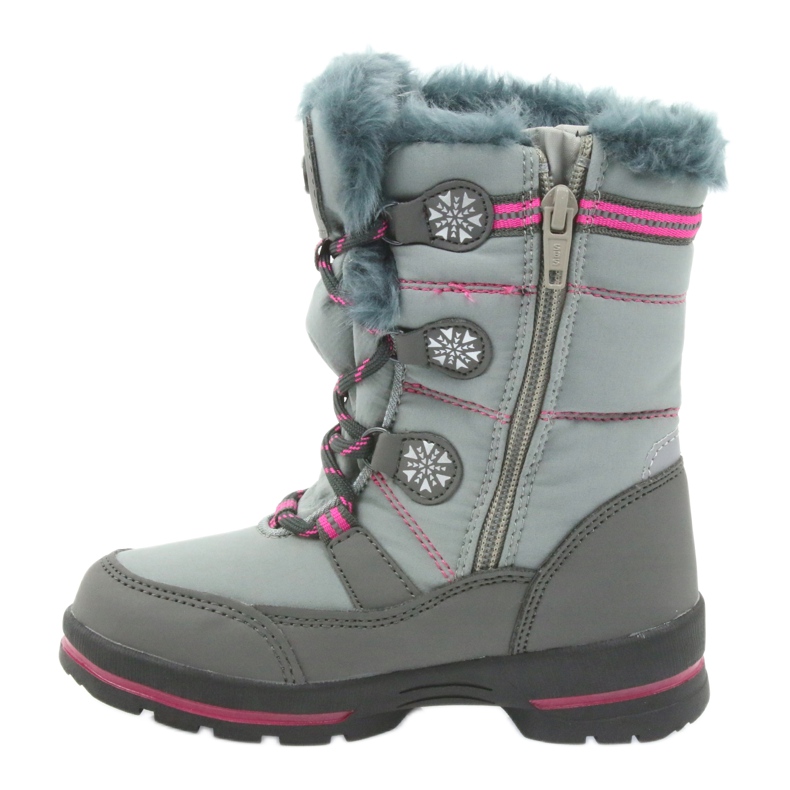 American Club Stivali invernali americani con membrana 702SB grigio rosa 2