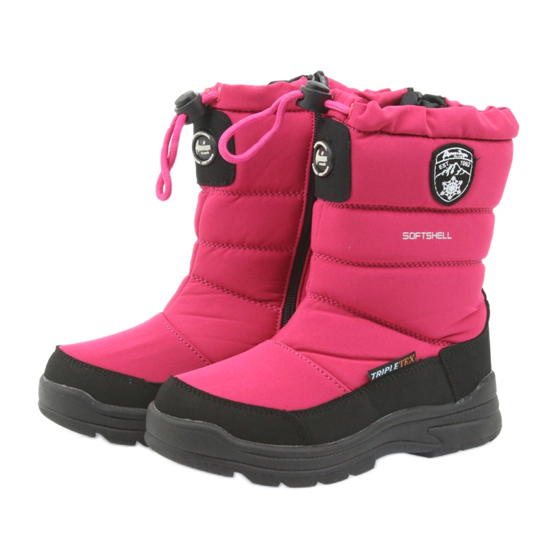 American Club Stivali invernali americani con membrana 801SB nero rosa 3