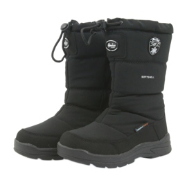 American Club Stivali da neve americani 801SB neri con membrana nero 3