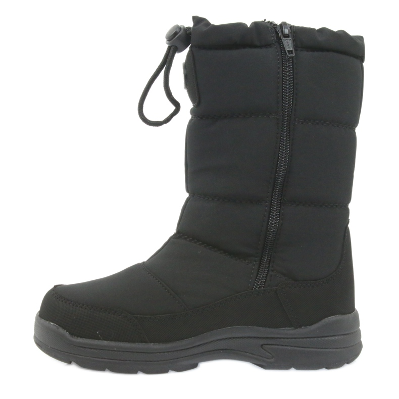 American Club Stivali da neve americani 801SB neri con membrana nero 2