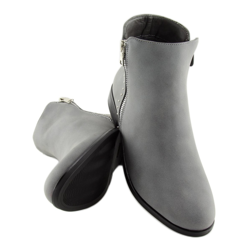 Stivali Jodhpur grigi da donna 0-257 Grigio 2
