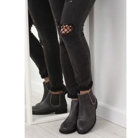 Stivaletti Chelsea grigi da donna 1003-PA Grigio 1