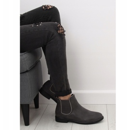 Stivaletti Chelsea grigi da donna 1003-PA Grigio 2