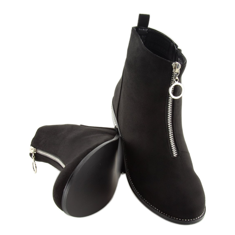 Stivali neri da donna neri LL6300 Black nero 1