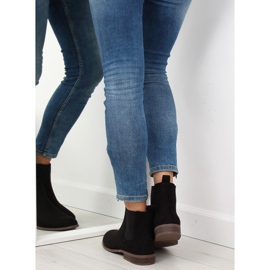 Stivaletti Chelsea neri da donna LJ111 Nero 1