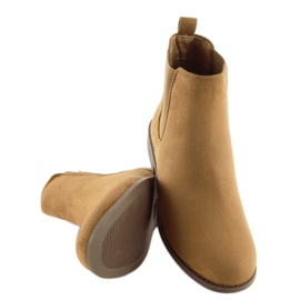 Camel LJ111 Stivaletti Chelsea da donna color cammello marrone 2