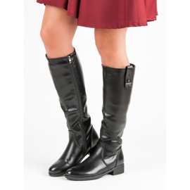 Filippo Stivali piatti classici nero 1