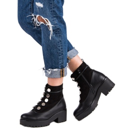 Queen Vivi Lavoratori allacciati nero 2