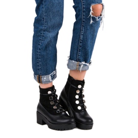 Queen Vivi Lavoratori allacciati nero 1