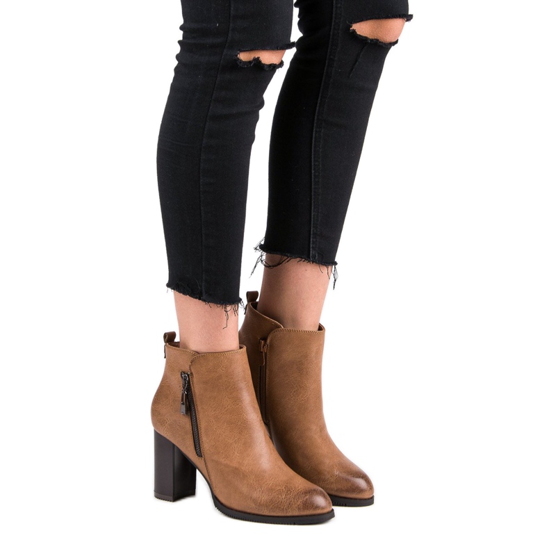 Super Mode Tacchi alti cammello marrone 1