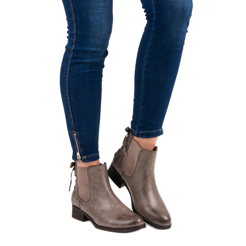 Kayla Stivaletti Chelsea marrone multicolore 1