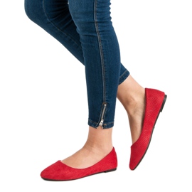 Ballerine rosse rosso 1