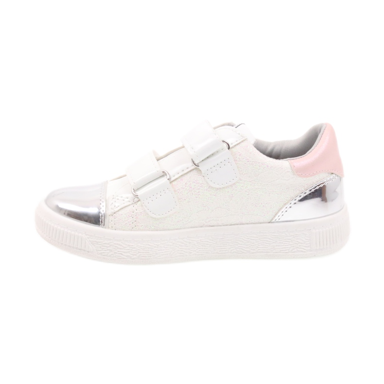 American Club Sneakers, scarpe sportive americane 16699 rosa grigio bianco 2