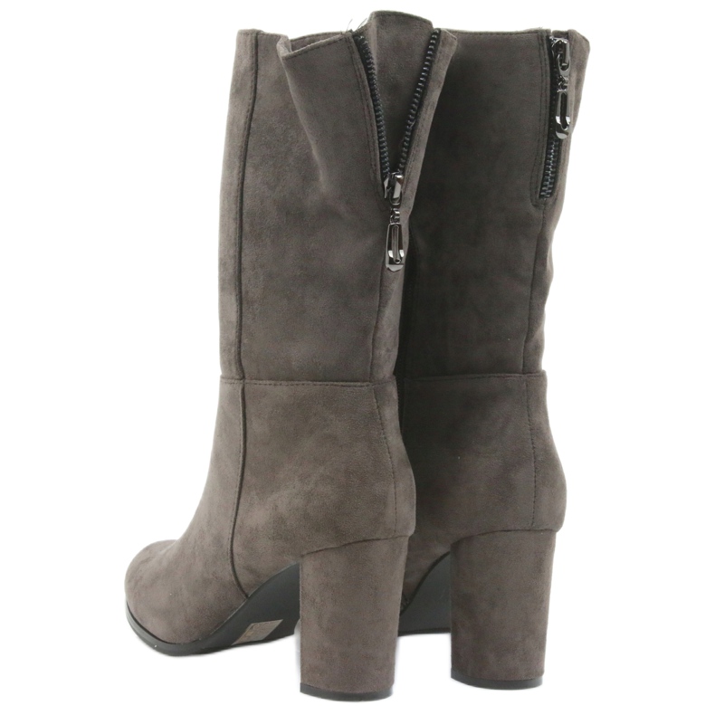 Stivali scuri stivali Coffe Sergio leone beige 4