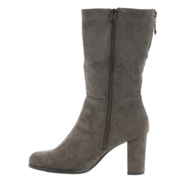 Stivali scuri stivali Coffe Sergio leone beige 2