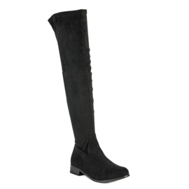 Cm Paris Stivaletti classici in pelle scamosciata nero 1