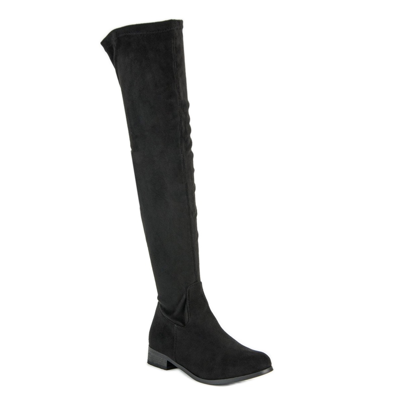 Cm Paris Stivaletti classici in pelle scamosciata nero 1
