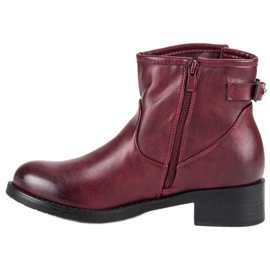Super Me Stivali casual bordeaux rosso 1