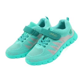 Scarpe sportive per bambini ADI Befado 516Y026 grigio verde 4