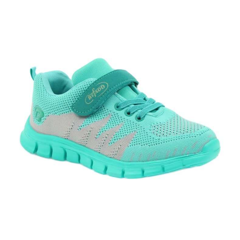 Scarpe sportive per bambini ADI Befado 516Y026 grigio verde 1