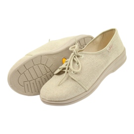 Scarpe da uomo Befado pu 630M007 beige 4