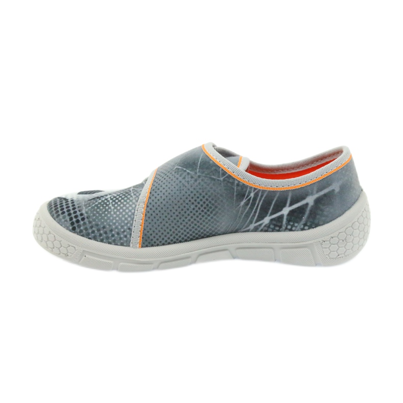 Befado scarpe per bambini pantofole sneakers 557X038 nero arancia grigio 2