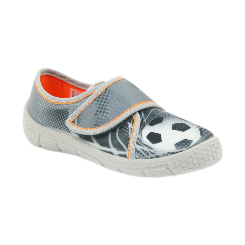 Befado scarpe per bambini pantofole sneakers 557X038 nero arancia grigio 1