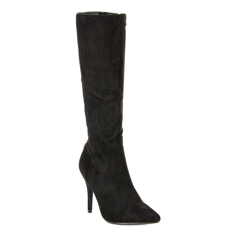 Cm Paris Stivali sexy su un tacco alto nero 1