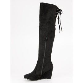 Cm Paris Stivali sopra il ginocchio nero 2